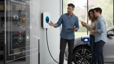 How to Choose the Best Home EV Charger for Your Needs?