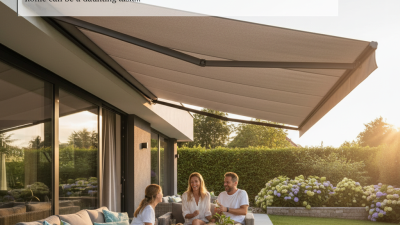 2026 How to Choose the Best Folding Arm Awnings for Your Needs?