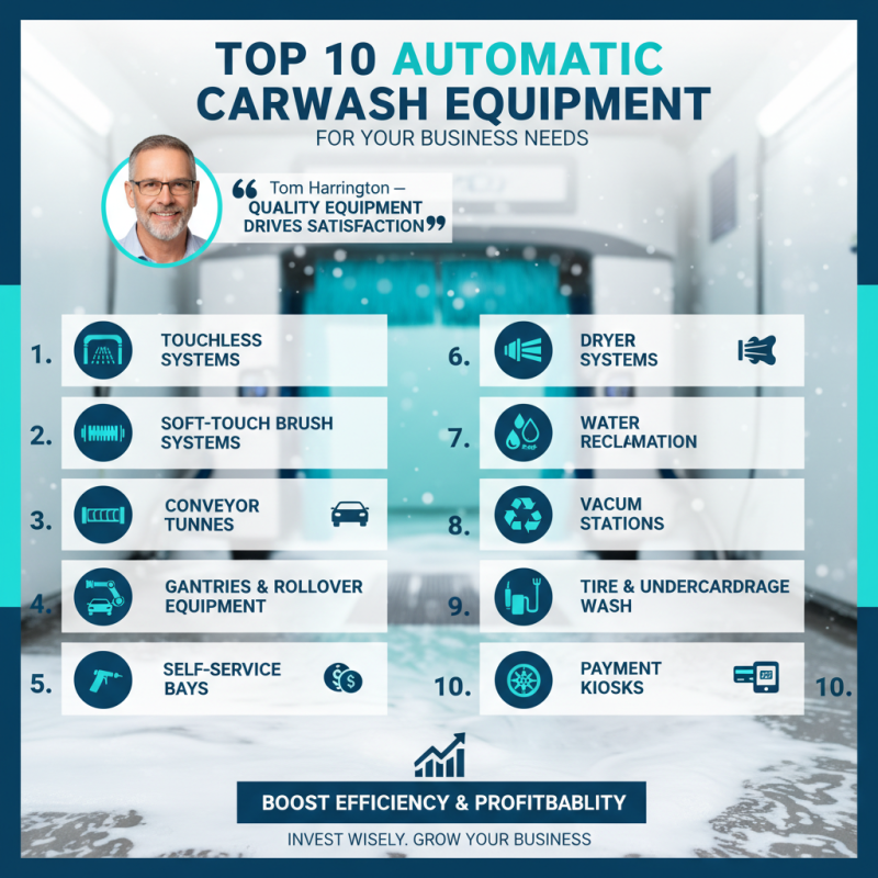 Top 10 Automatic Carwash Equipment for Your Business Needs?
