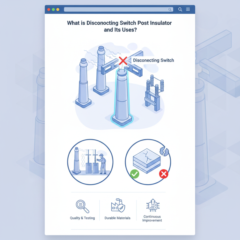 What is Disconnecting Switch Post Insulator and Its Uses?