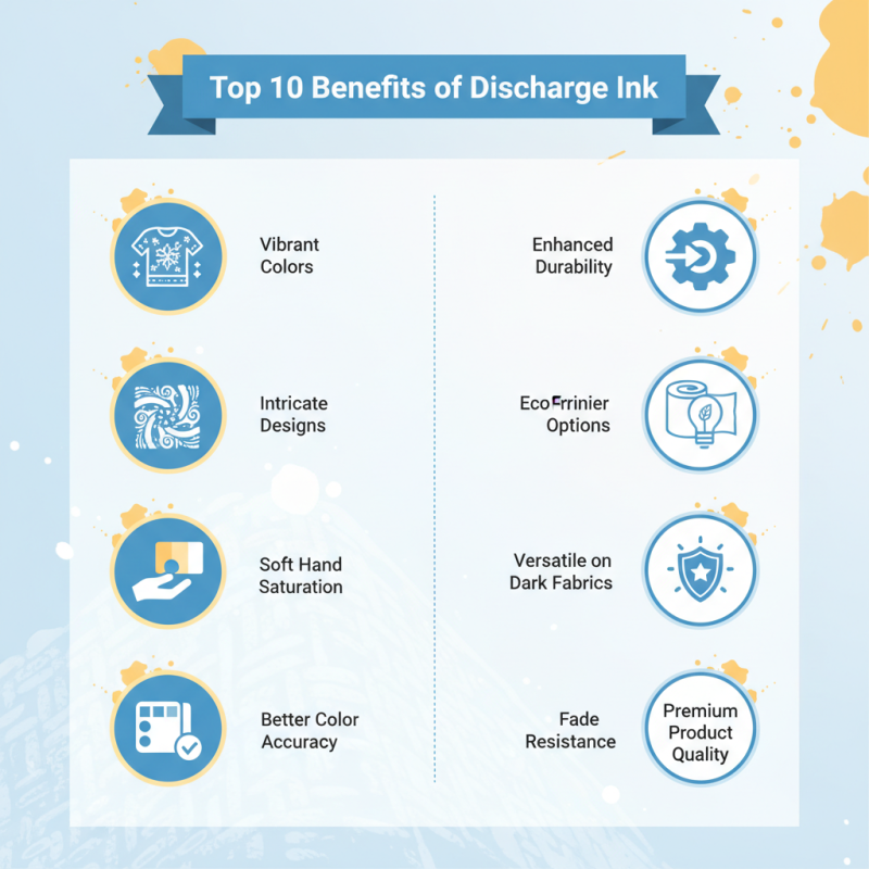 Top 10 Benefits of Using Discharge Ink in Textile Printing?