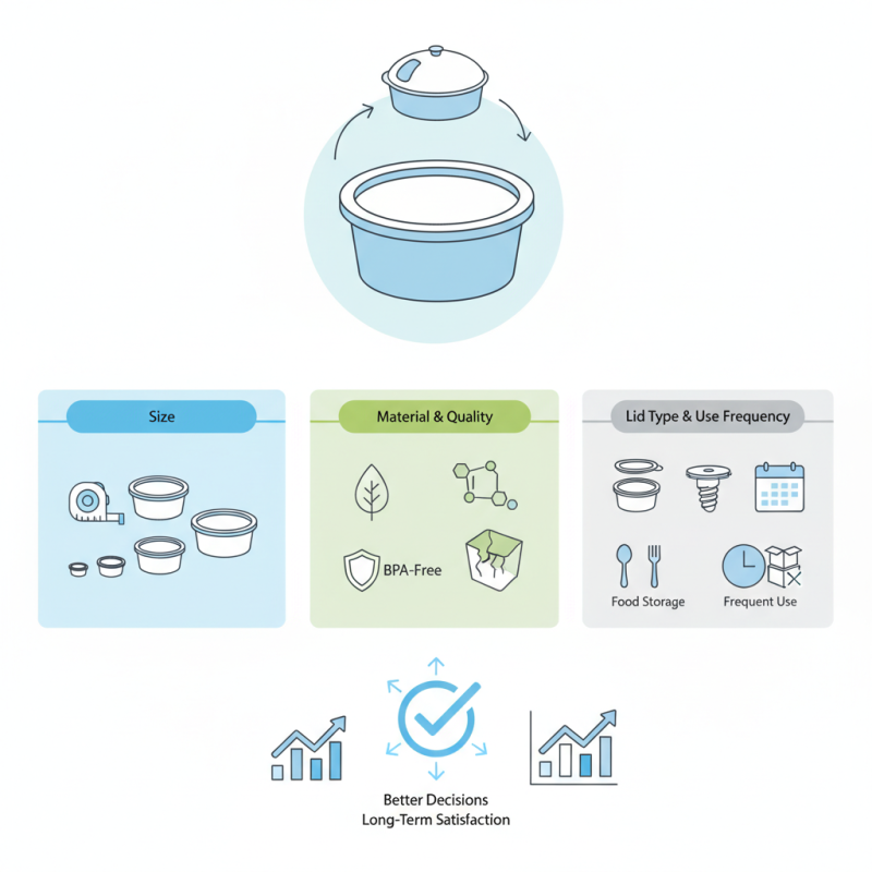 How to Choose the Best Round Plastic Container for Your Needs?