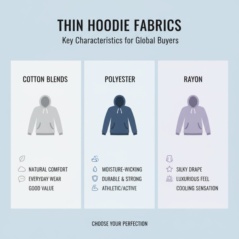 Top 10 Thin Hoodie Fabric Options for Global Buyers?