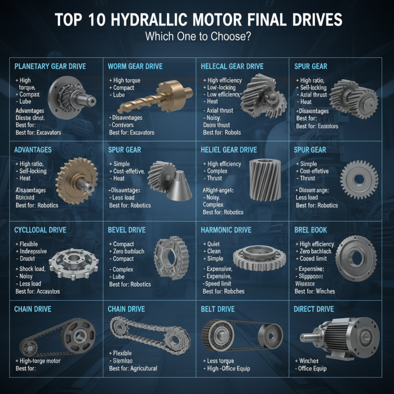 Las 10 Mejores Transmisiones Finales de Motor Hidráulico ¿Cuál Elegir?