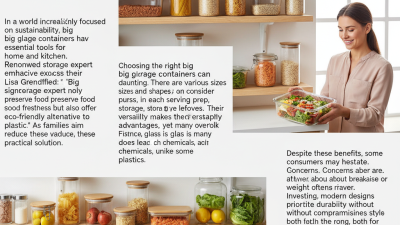 2026 Top Big Glass Storage Containers for Home and Kitchen?