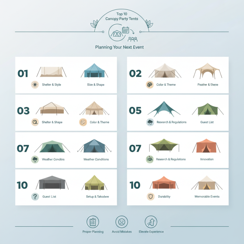 Top 10 Canopy Party Tents for Your Next Event?