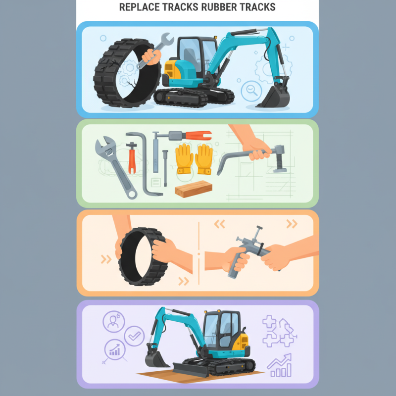 How to Replace Rubber Tracks on a Mini Excavator Easily?