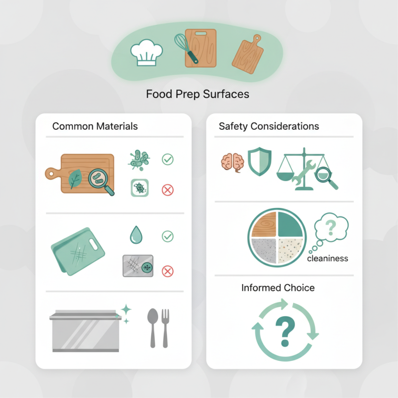 Top 10 Safest Materials for Food Prep Surfaces to Use