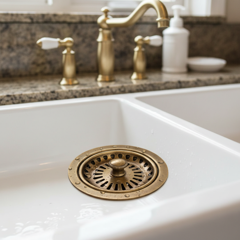Why Choose an Antique Brass Sink Strainer for Your Kitchen?