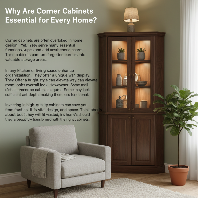 Why Are Corner Cabinets Essential for Every Home?