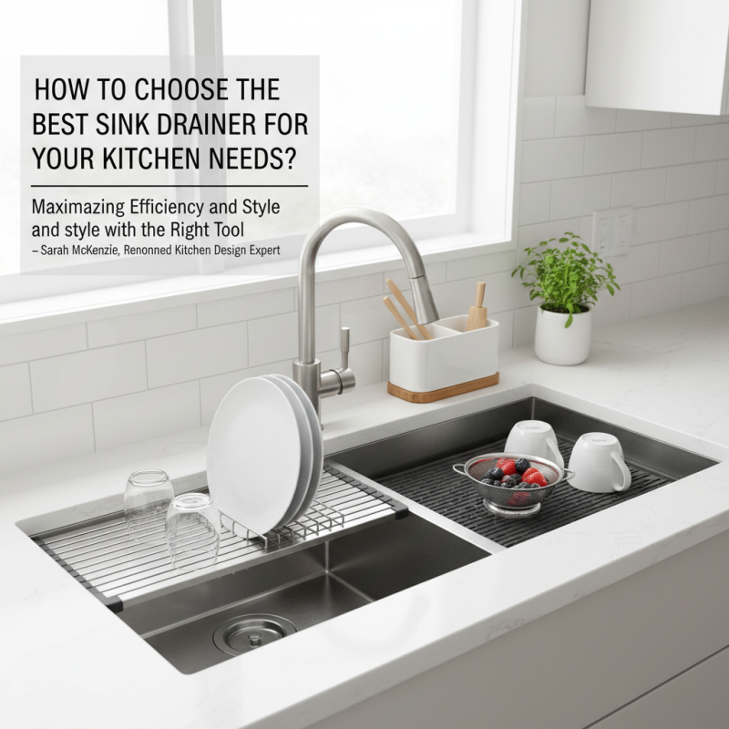 How to Choose the Best Sink Drainer for Your Kitchen Needs?