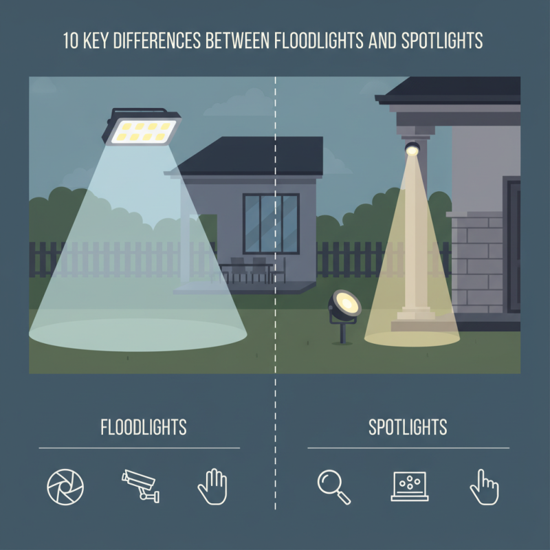 10 Key Differences Between Floodlights and Spotlights?
