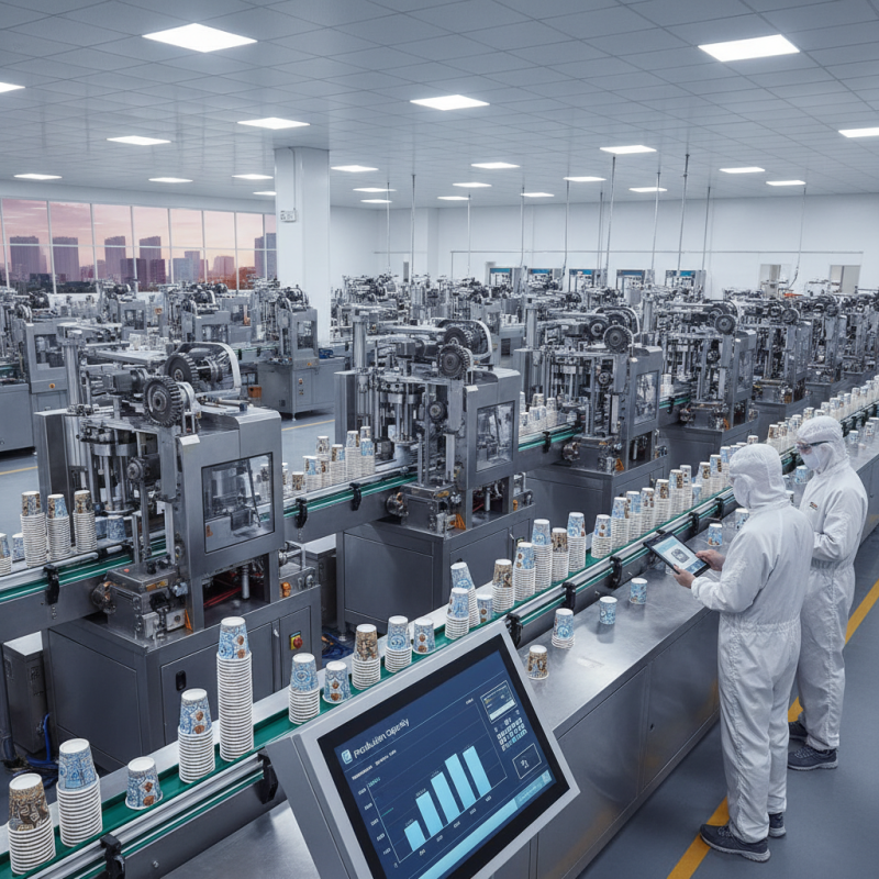 How to calculate production capacity of paper cup machines?