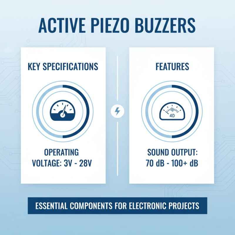 How to Use an Active Piezo Buzzer in Your Electronic Projects?