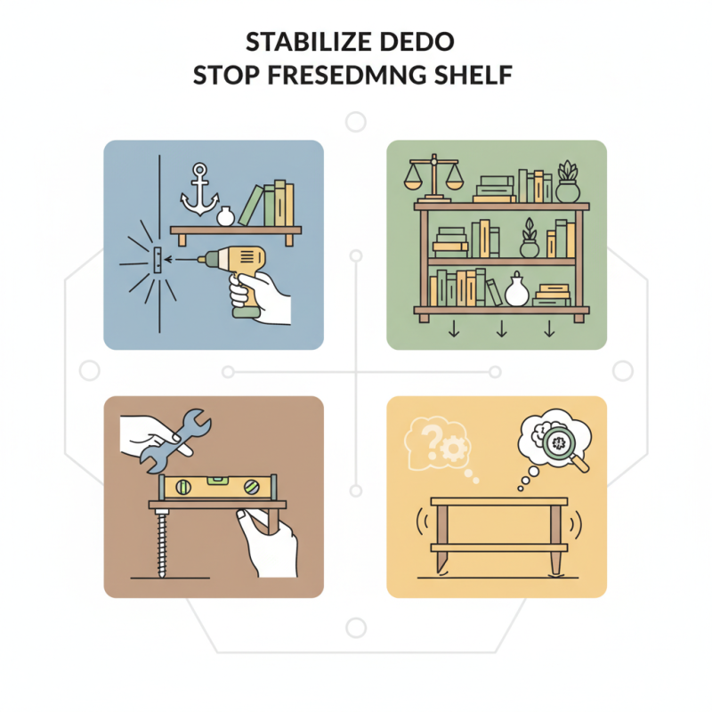 How to Stop a Freestanding Shelf from Wobbling Effectively?