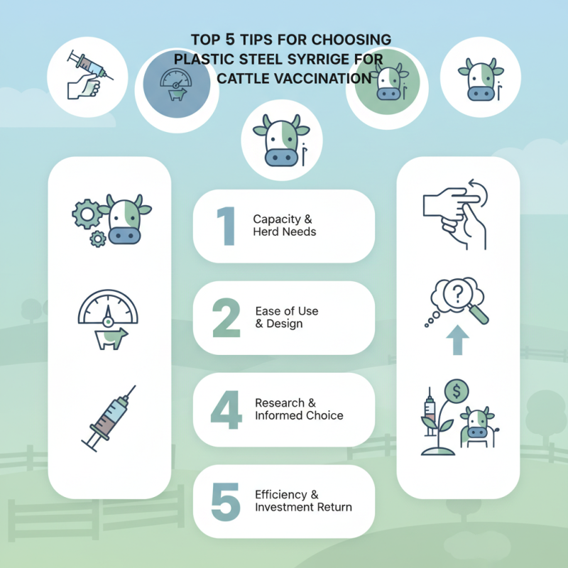 Top 5 Tips for Choosing Plastic Steel Syringe for Cattle Vaccination?
