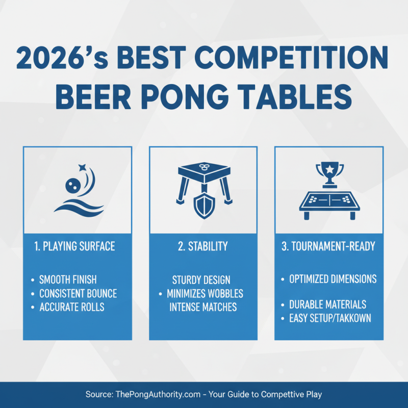 2026 Best Regulation Beer Pong Table for Competitive Play?