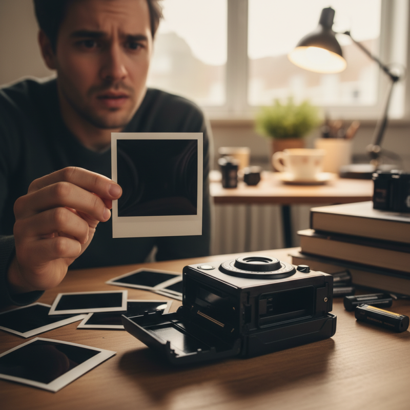 Why Is My Instant Print Photo Coming Out Black?