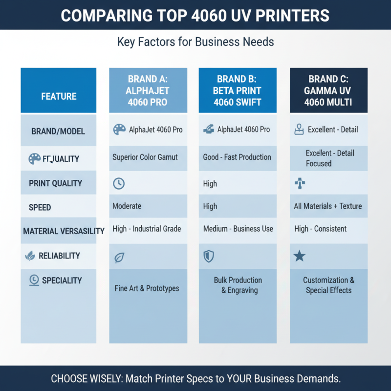 What is the Best 4060 UV Printer for Your Business Needs?