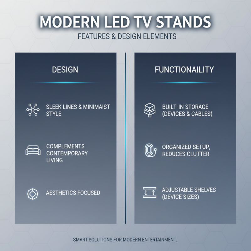 What is a Modern Led Tv Stand and How to Choose the Right One?