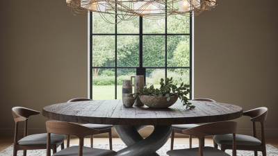 How to Choose a Modern Artistic Round Dining Table for Your Home?