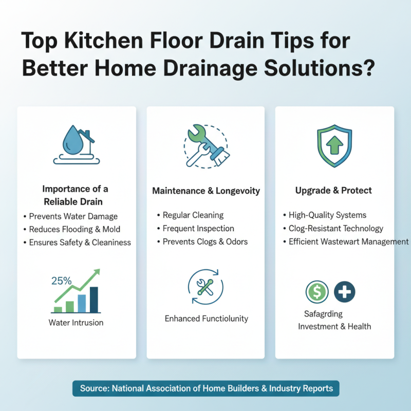 Top Kitchen Floor Drain Tips for Better Home Drainage Solutions?