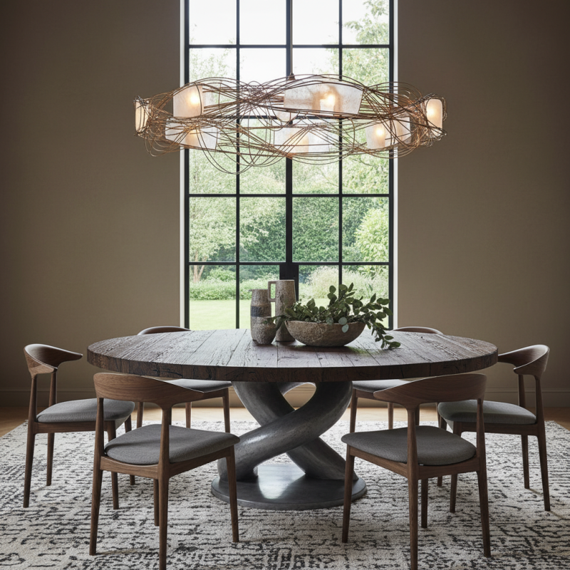 How to Choose a Modern Artistic Round Dining Table for Your Home?