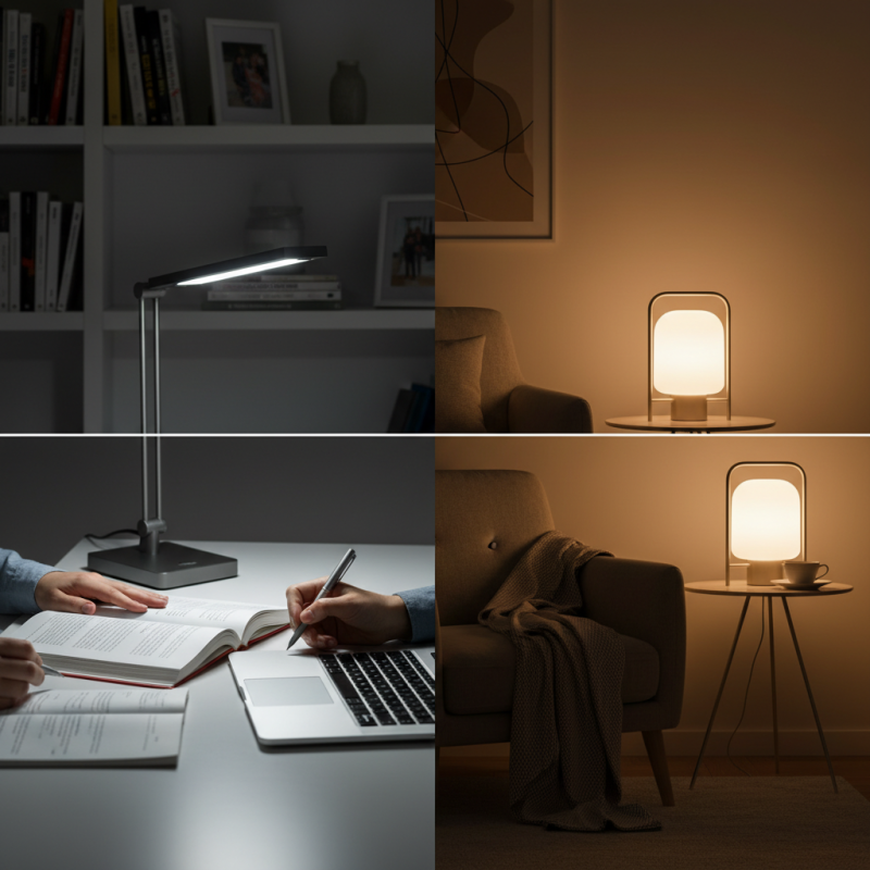 2026 How to Choose Between a Task Lamp and a Mood Lamp?