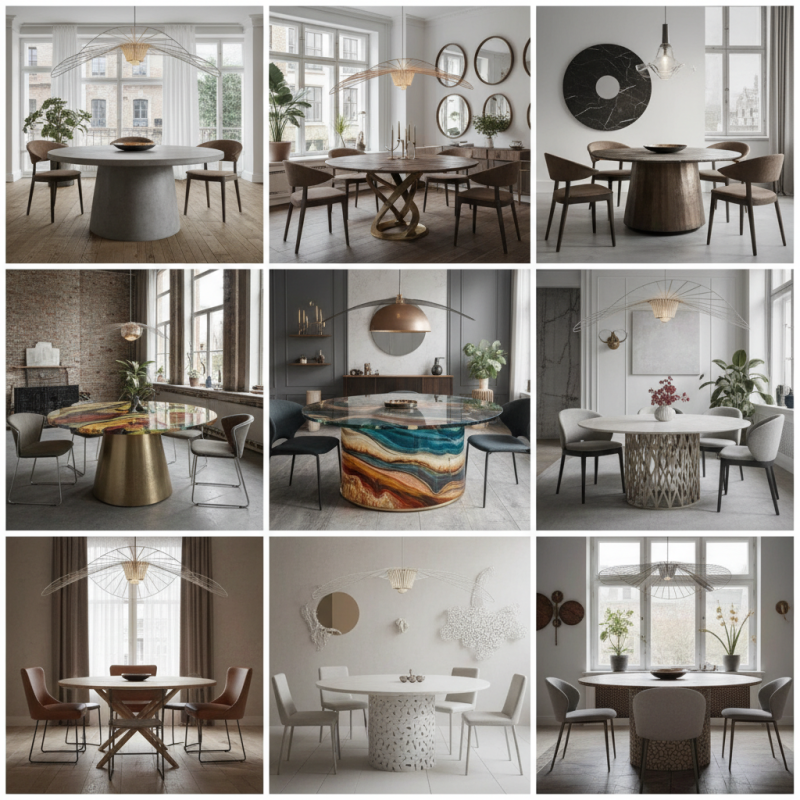 Top 10 Modern Artistic Round Dining Tables for Your Home?