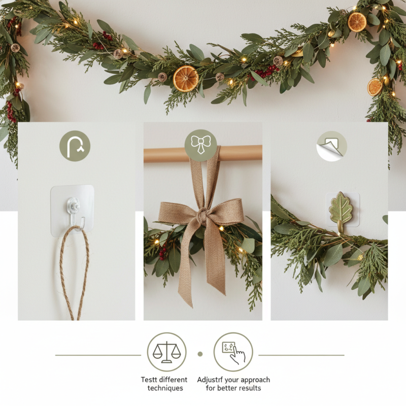 How to Hang Garlands Without Nails or Screws Easily?