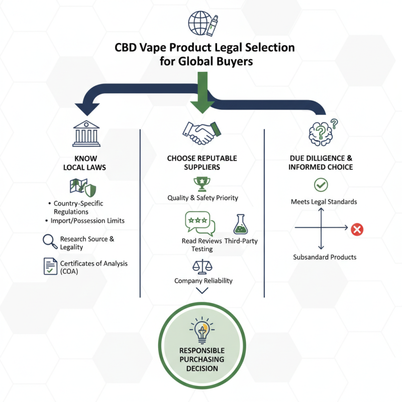 How to Legally Choose CBD Vape Products for Global Buyers?