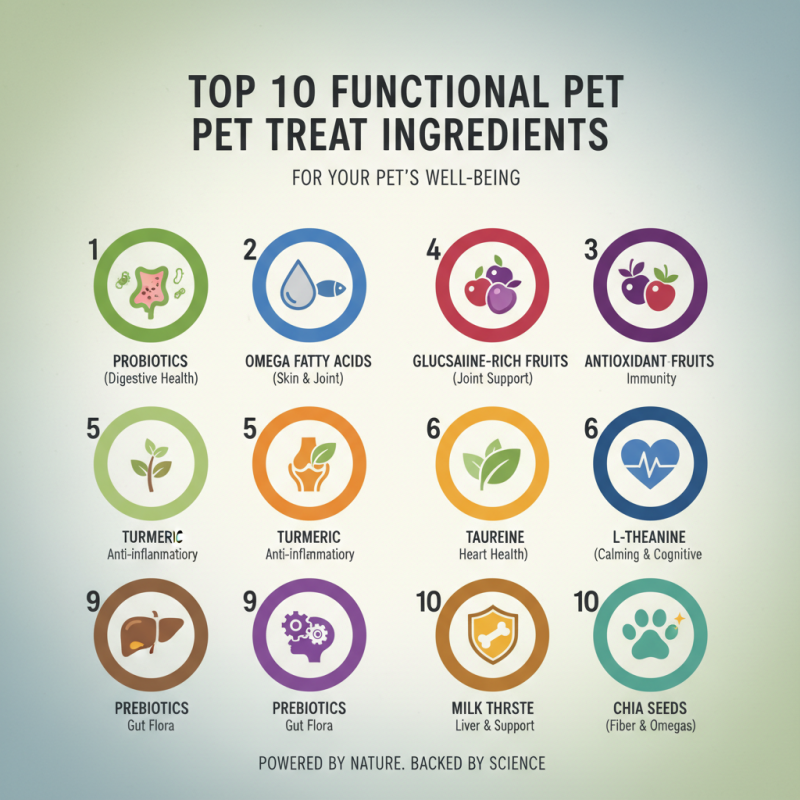 Top 10 Ingredients in Functional Pet Treats That You Need to Know?