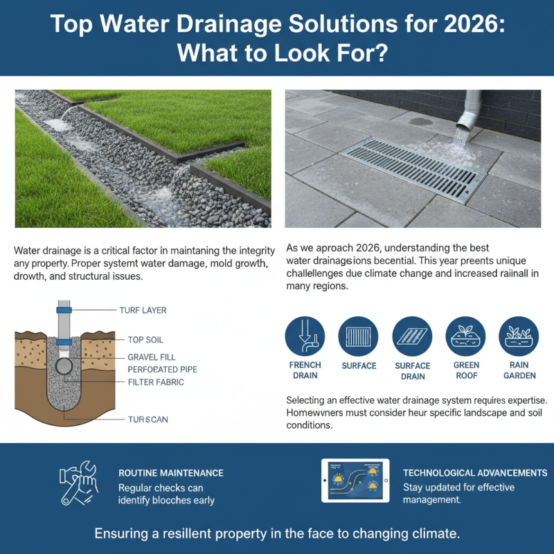 Top Water Drainage Solutions for 2026 What to Look For?