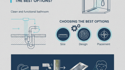 What is Shower Drainage and How to Choose the Best Options?