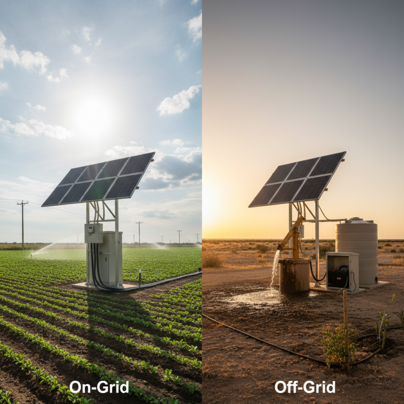 Why Choose Between On-Grid and Off-Grid Solar Pumps?