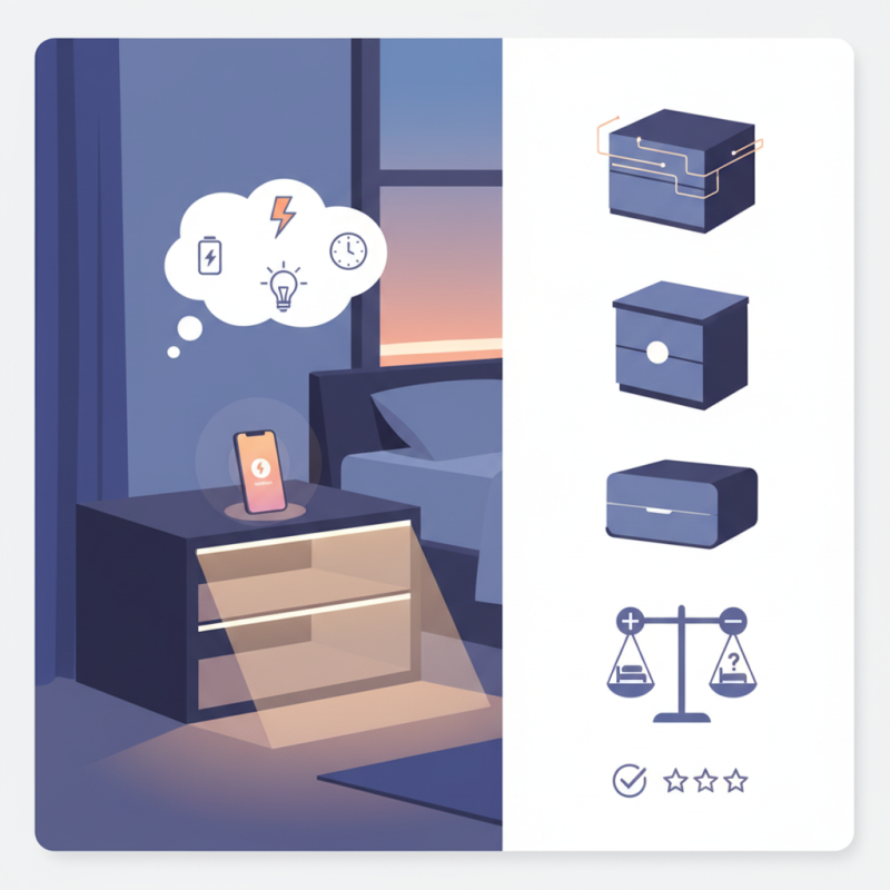 How to Choose the Best Smart Nightstand for Your Bedroom?