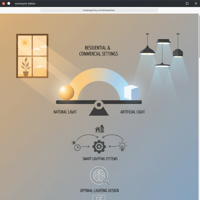 2026 Best Ways to Balance Natural and Artificial Lighting?