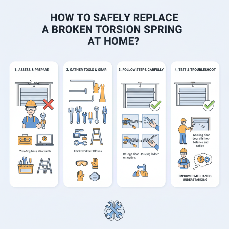How to Safely Replace a Broken Torsion Spring at Home?