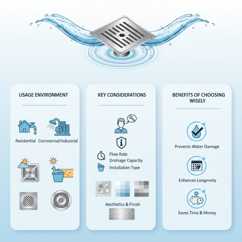 How to Choose the Best Stainless Steel Floor Drain for Your Needs?