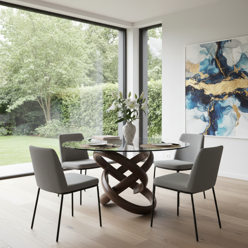How to Choose the Perfect Modern Artistic Round Dining Table?