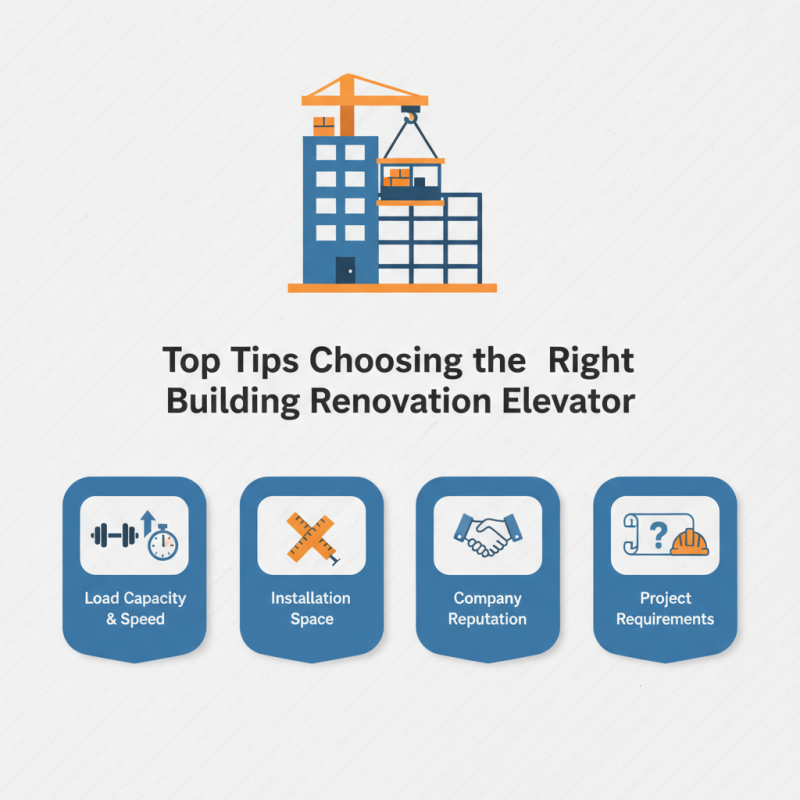 Top Tips for Choosing the Right Building Renovation Elevator?