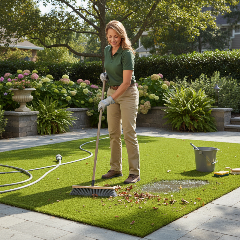 How to Sustain Outdoor Artificial Grass Flooring Effectively?