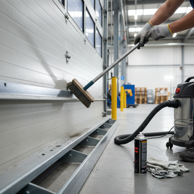 How to Effectively Clean and Lubricate Industrial Door Tracks?
