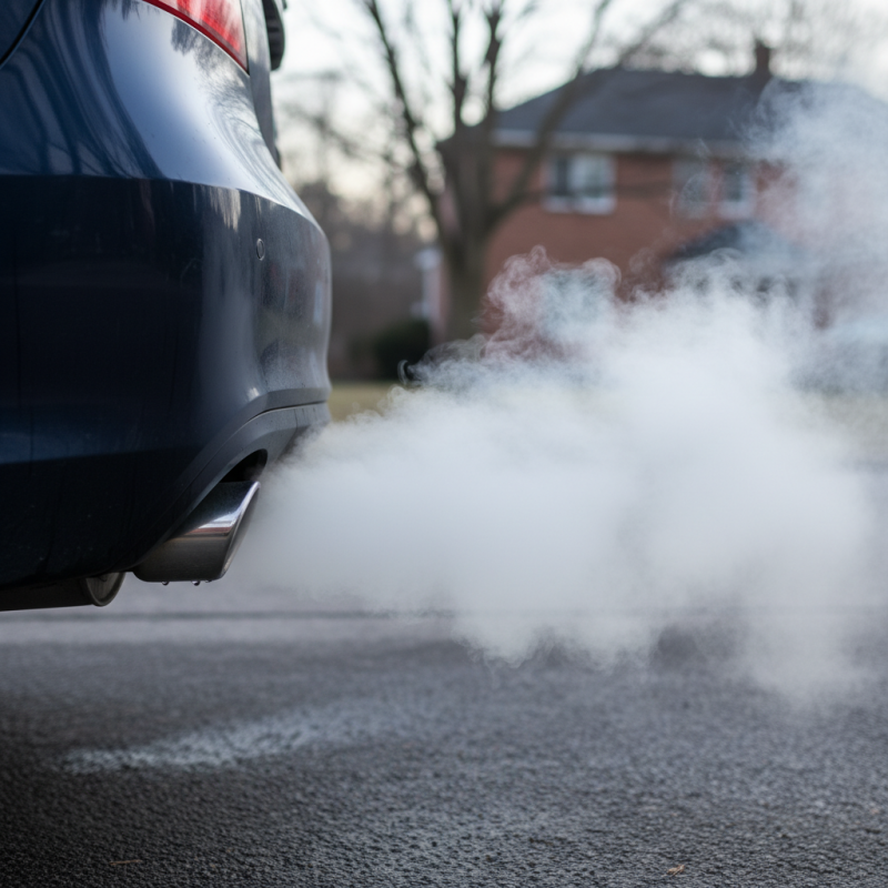 What Does White Smoke From The Exhaust Indicate in Cars?