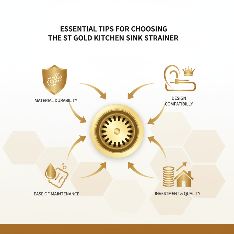 Essential Tips for Choosing the Best Gold Kitchen Sink Strainer?