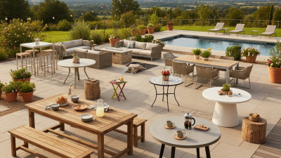 Top 10 Outdoor Tables You Need for Your Patio Space?