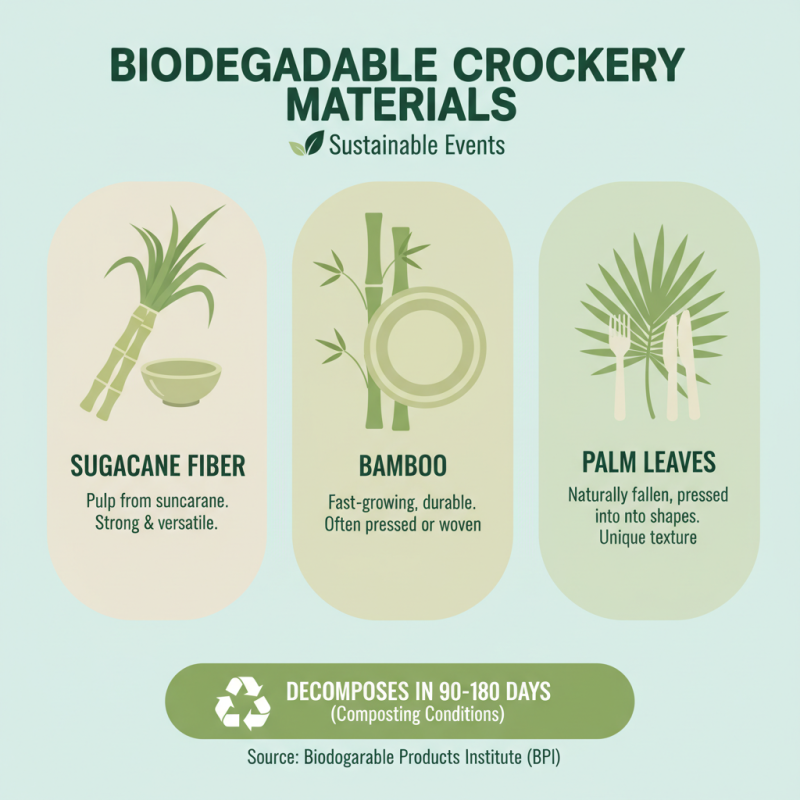 Best Biodegradable Crockery Options for Sustainable Events?