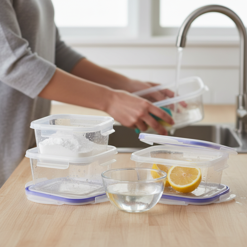 How to Remove Smells from Plastic Food Containers?