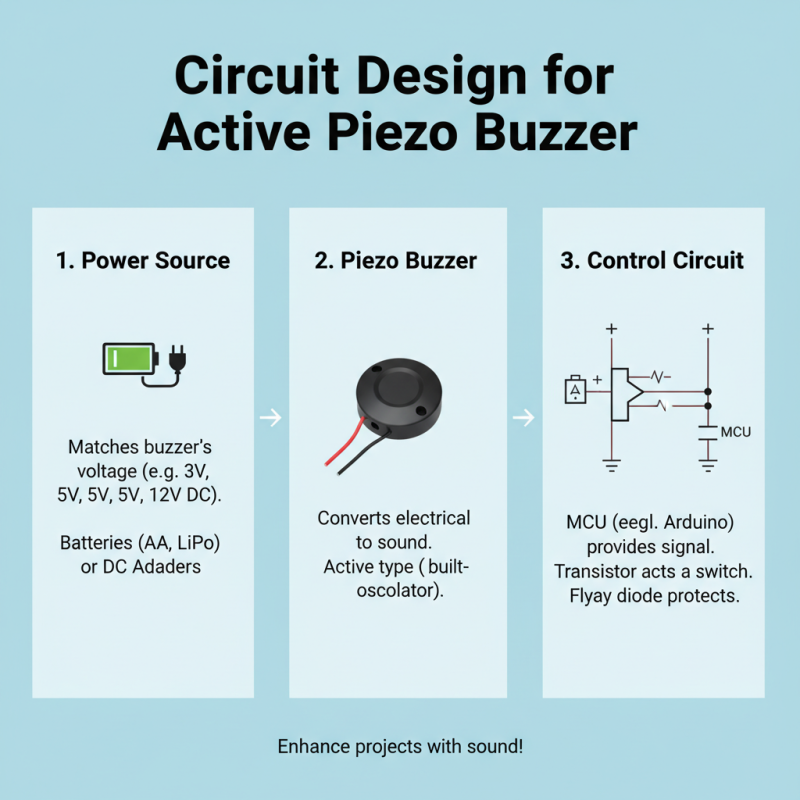 How to Use an Active Piezo Buzzer in Your Electronic Projects?