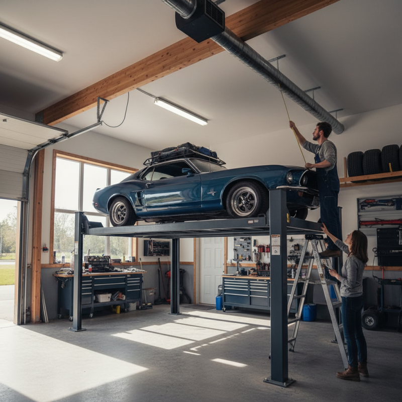 How to Accurately Measure Ceiling Height for a Car Lift?